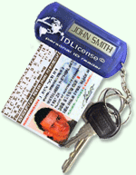 Portable ID  checker for card with Smart Chip